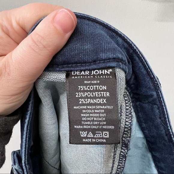 Dear John skinny Deveron women's 29 length 26 as shown zipper detail on bottom - Picture 11 of 11